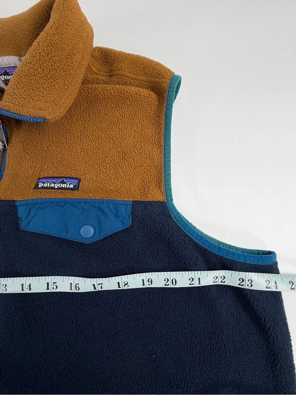 Patagonia‎ Synchilla Snap-T Fleece Vest XXL Colorblock Gorpcore Outdoor